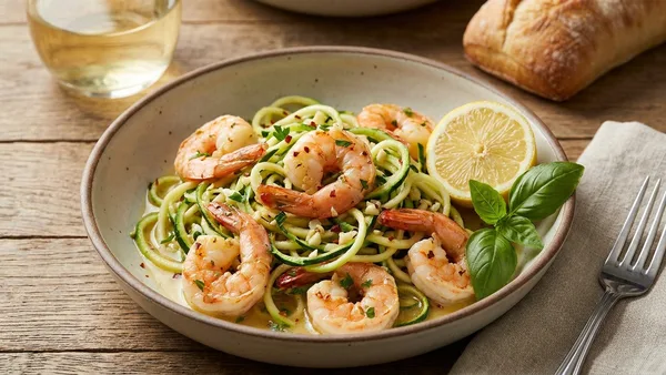 Shrimp Scampi Zoodles