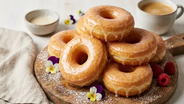 Homemade Glazed Donuts