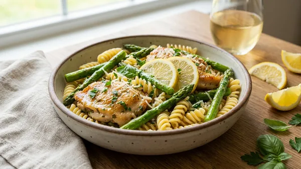 Lemon Herb Chicken Pasta