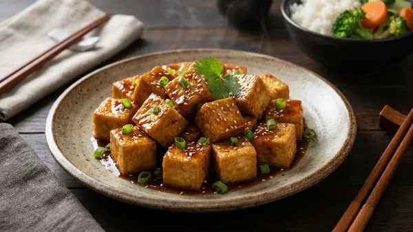Crispy Pan-Fried Tofu