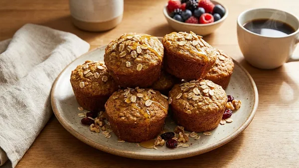 Bran Oat Morning Muffins