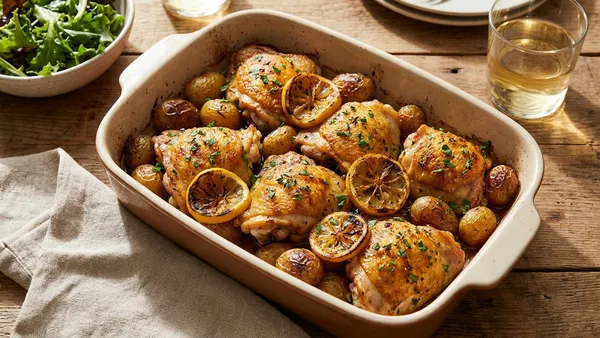Sheet Pan Lemon Pepper Chicken and Potatoes (Simple Weeknight Dinner)