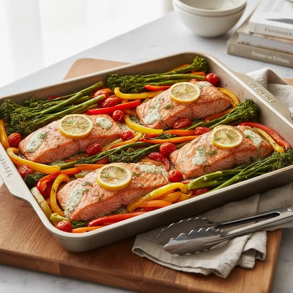 Sheet Pan Salmon Meal Prep
