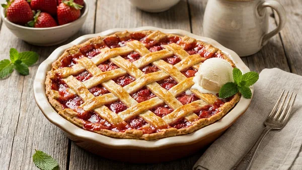 Strawberry Rhubarb Pie