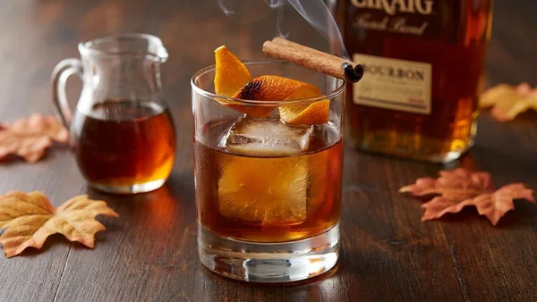 Maple-Whiskey Old Fashioned
