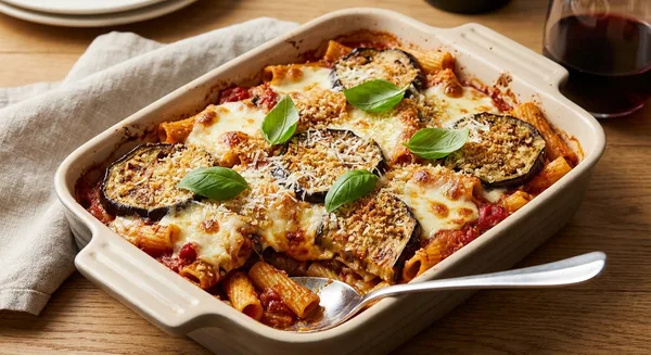 Pasta al Forno with Eggplant