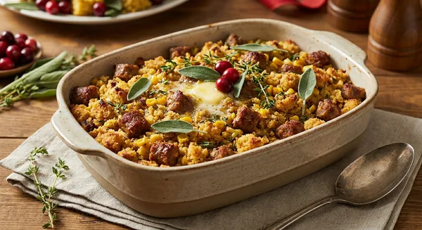 Make-Ahead Sausage Cornbread Stuffing