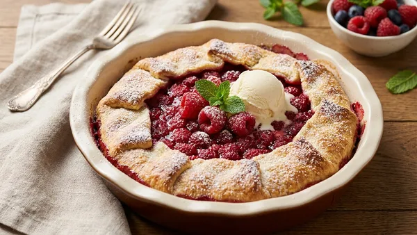 Raspberry Galette