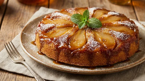Pear Upside-Down Cake