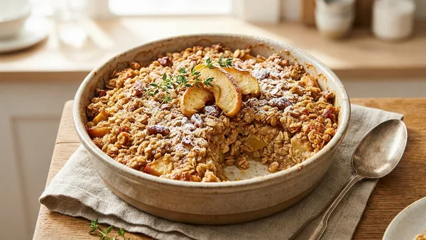 Apple Crisp Oat Bake