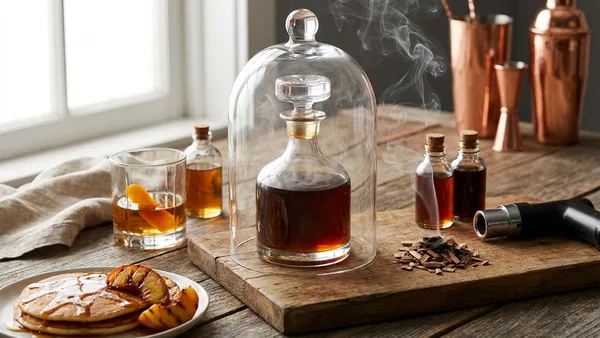 Smoked Maple Simple Syrup