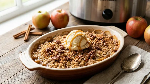 Slow Cooker Apple Crisp