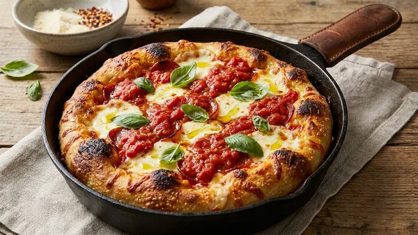 Sicilian Cast-Iron Pizza