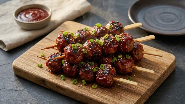 Korean BBQ Meatballs