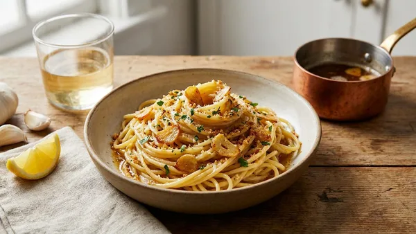 Brown Butter Garlic Pasta