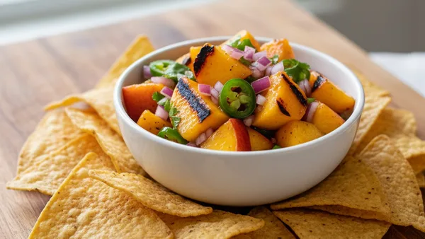 Fresh Peach Salsa