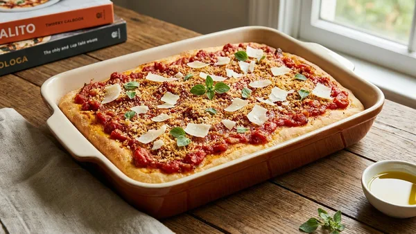 Sicilian Sfincione Pizza