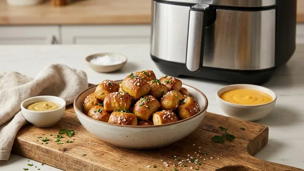 Air Fryer Pretzel Bites