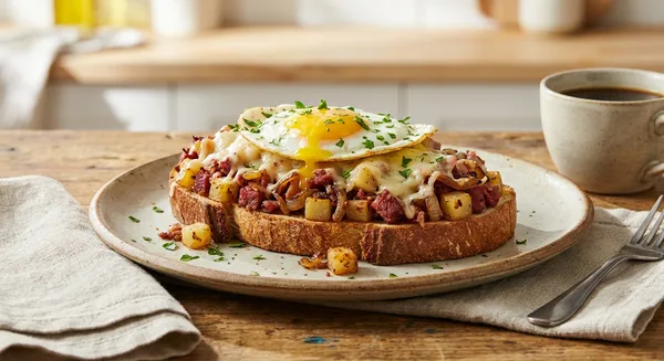 Corned Beef Hash Sandwich