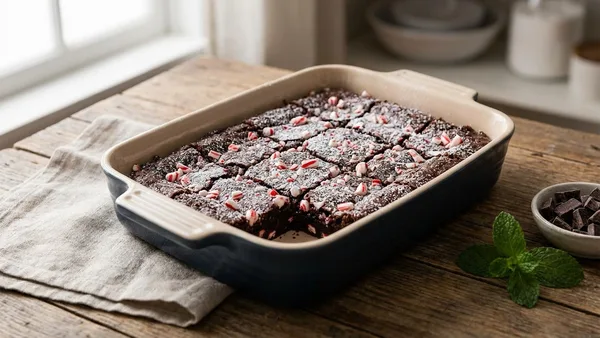 Peppermint Chocolate Cookie Bars