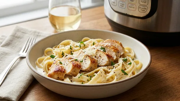 Instant Pot Chicken Alfredo Pasta (Foolproof, 20 Minutes)