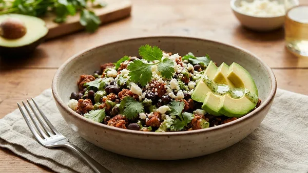 Chorizo Black Bean Salad