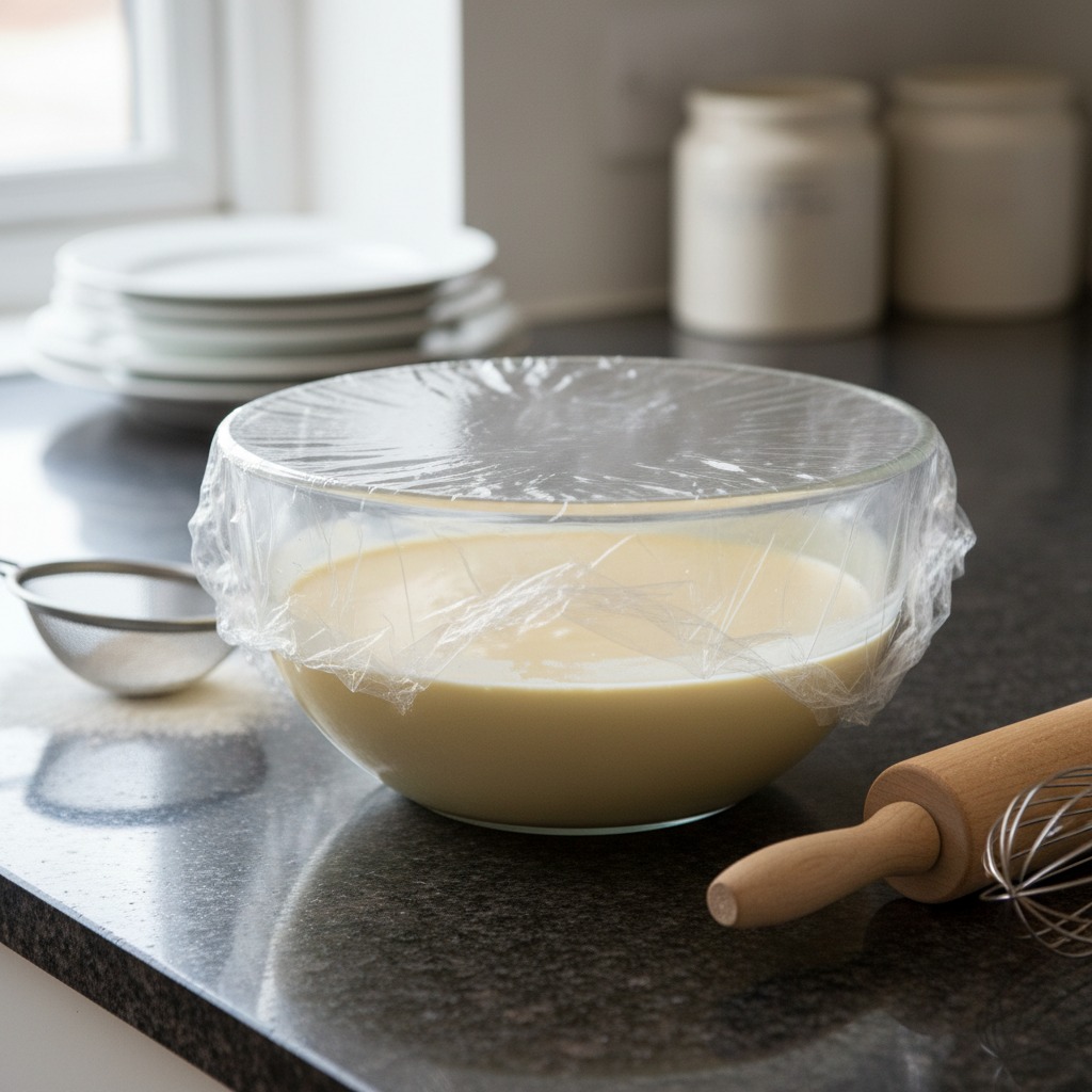 Rest the batter for lightness
