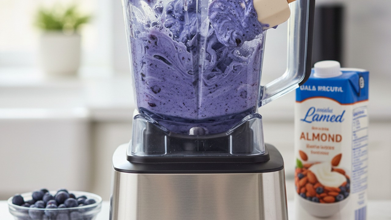 Make the blue/purple (blueberry) layer