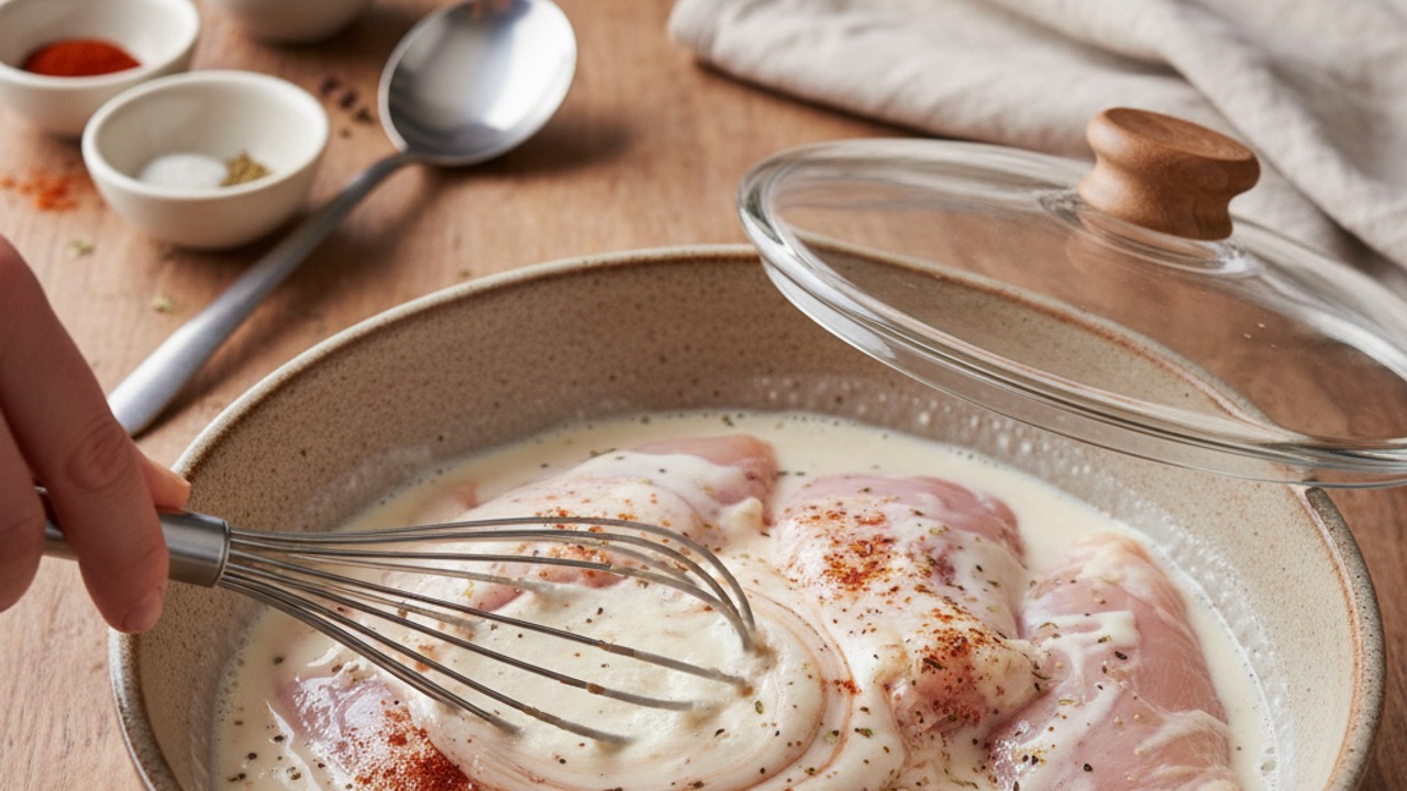 Marinate the chicken
