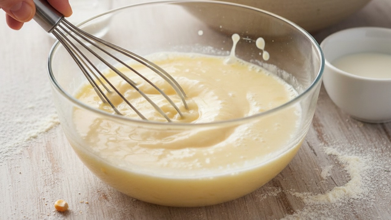 Mix wet ingredients