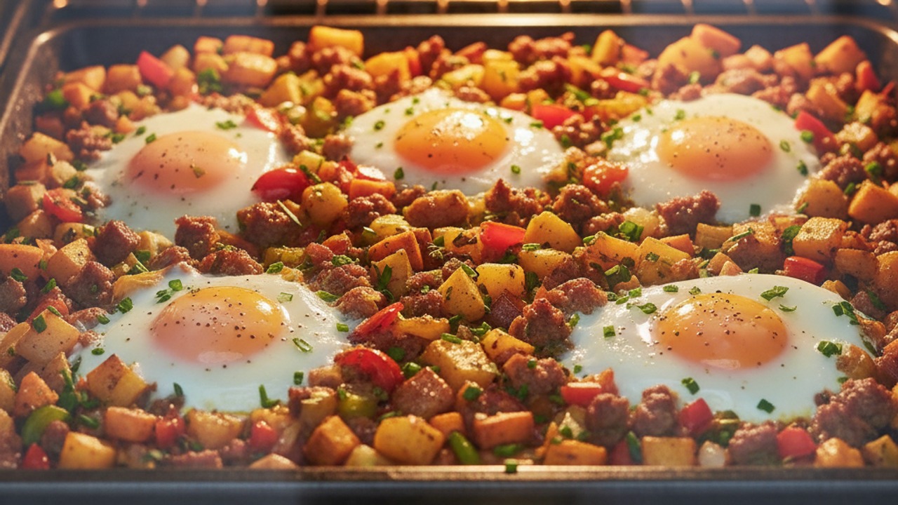 Bake eggs to desired doneness