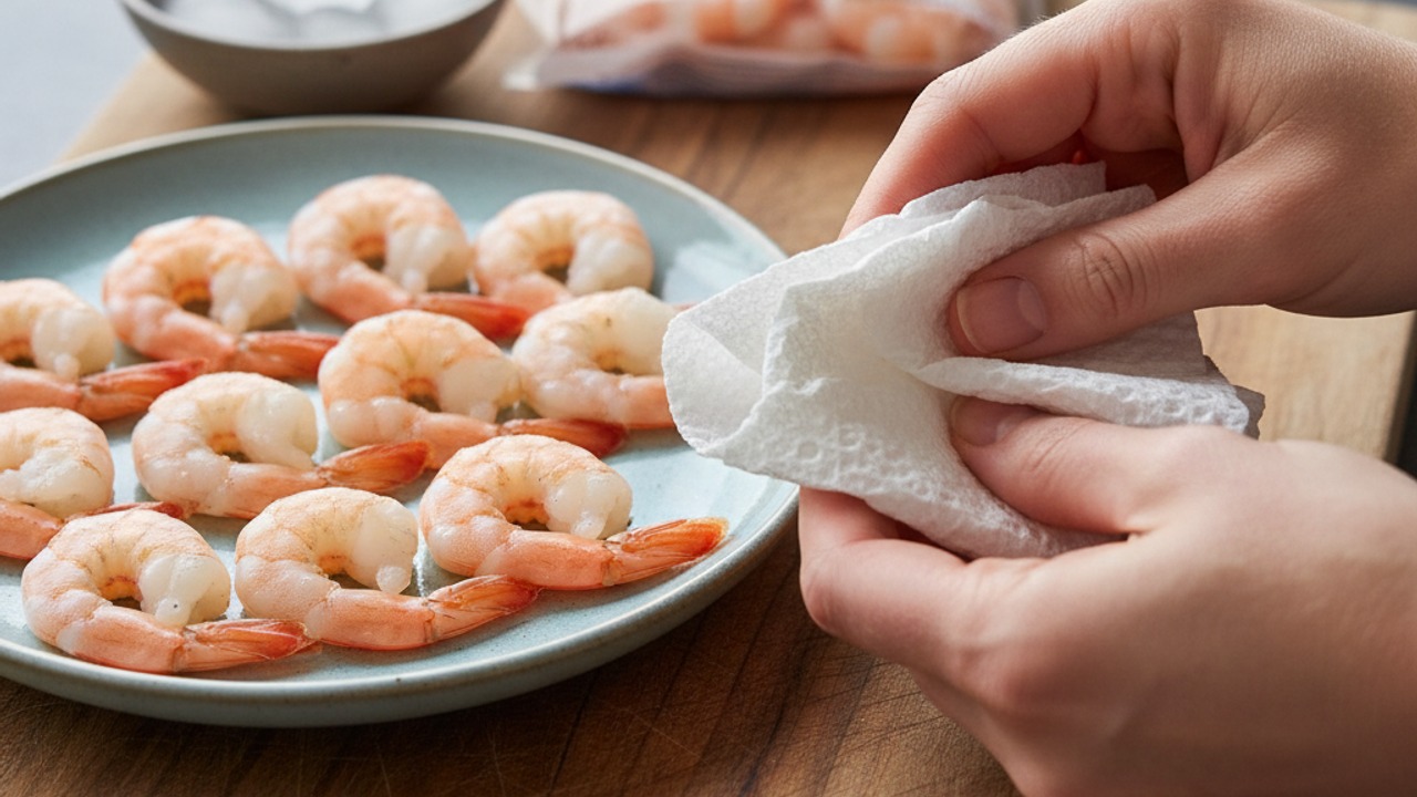 Prep the shrimp