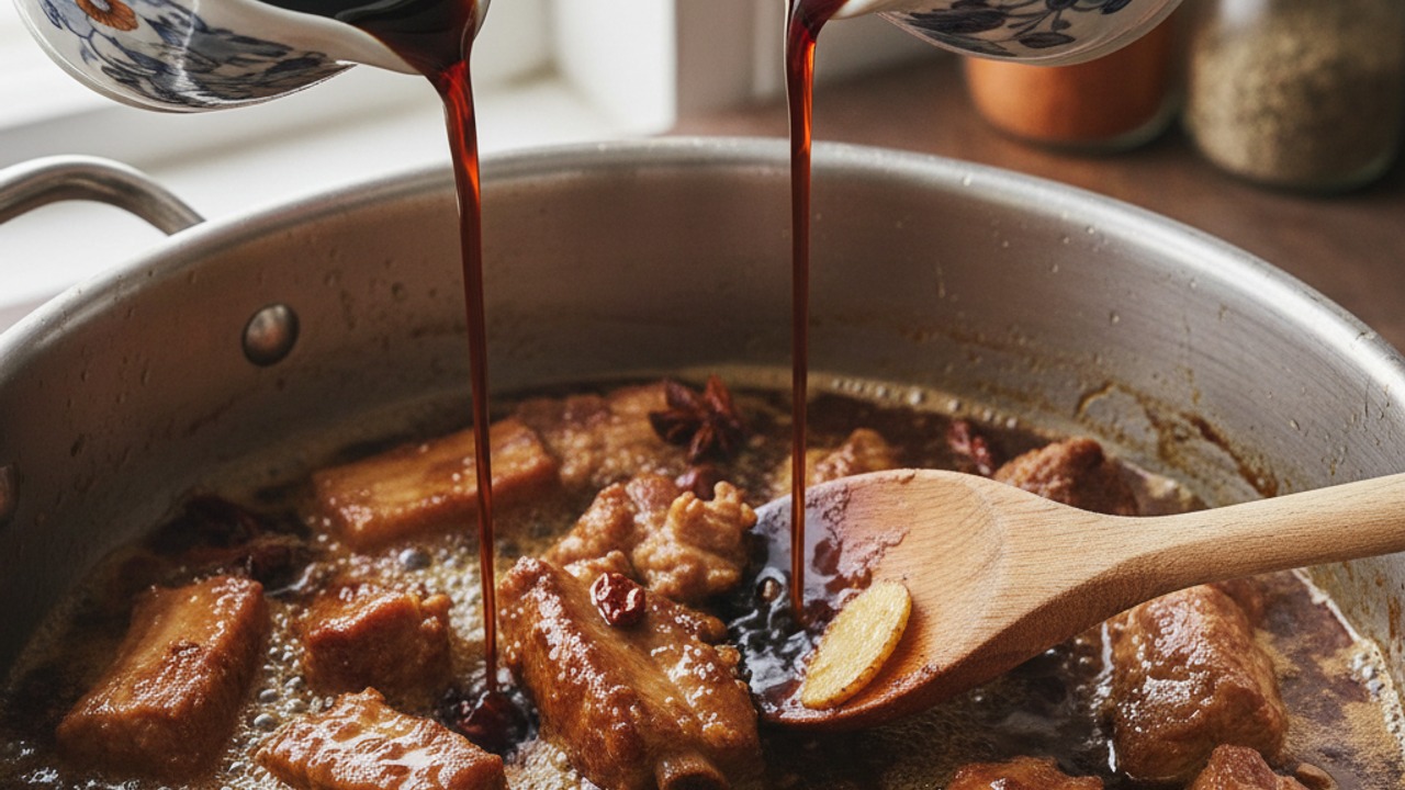 Deglaze and braise