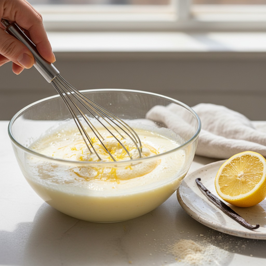 Mix the wet ingredients