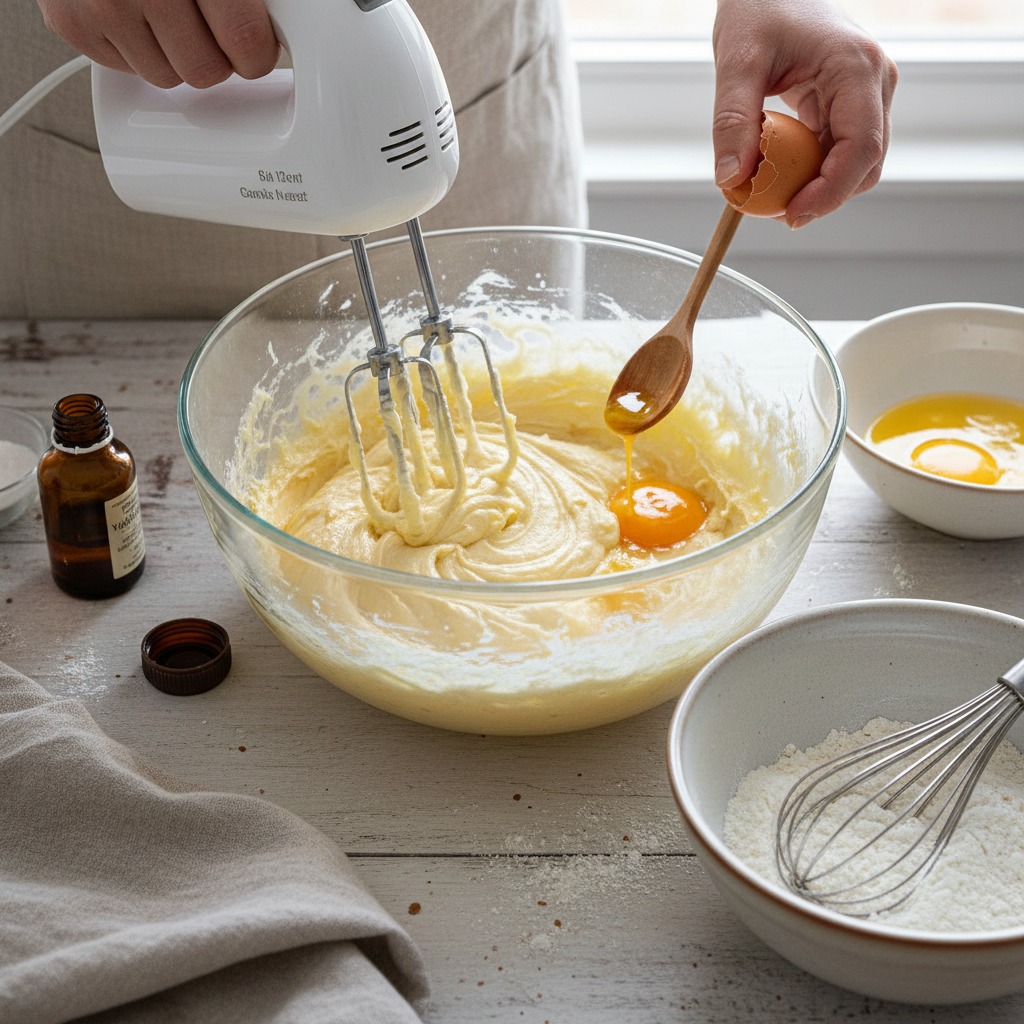Make the cake batter