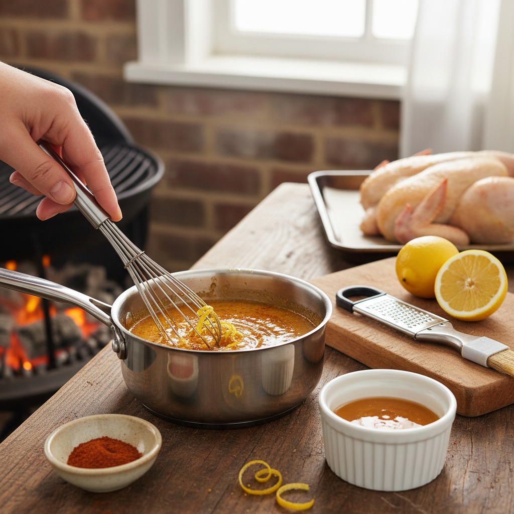 Make the hot honey butter