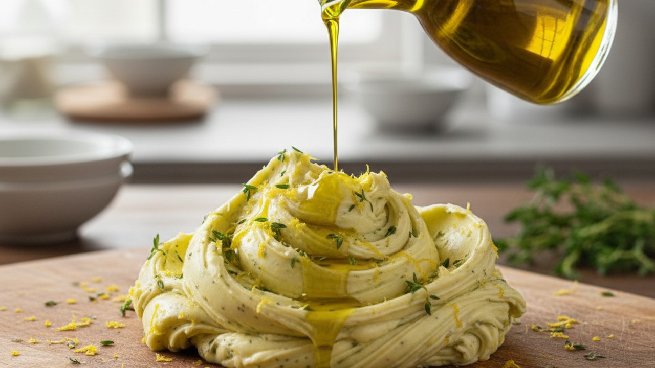 Finish with olive oil and lemon