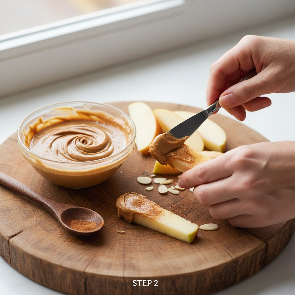 Make the almond butter knuckle spread