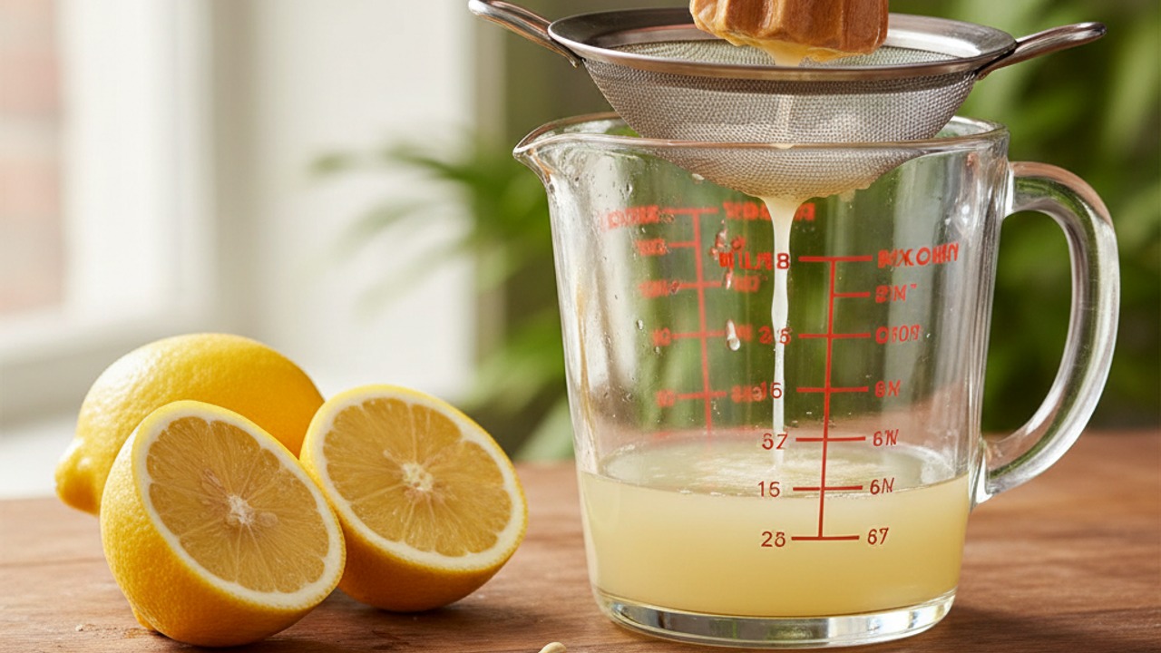 Juice the lemons