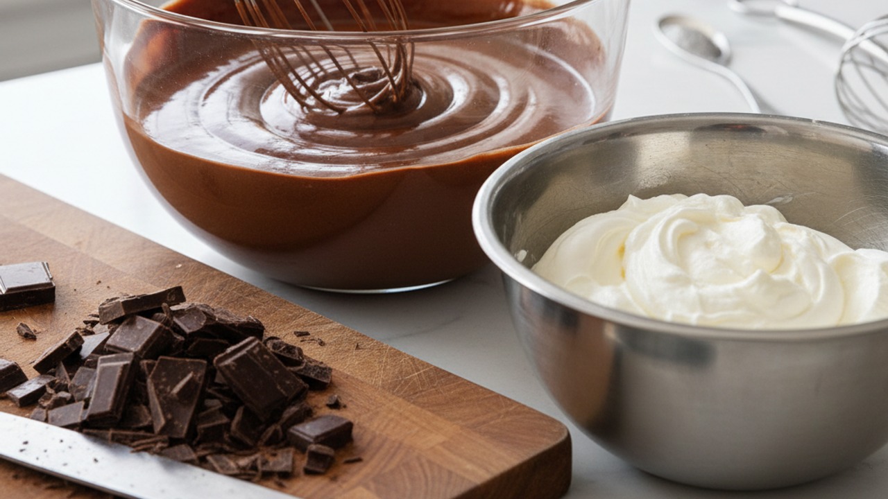 Prepare chocolate mousse