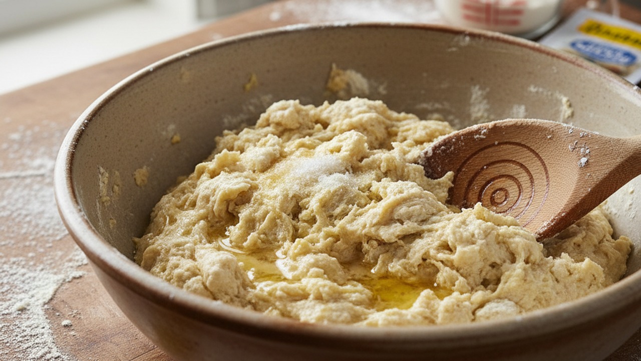 Mix the dough