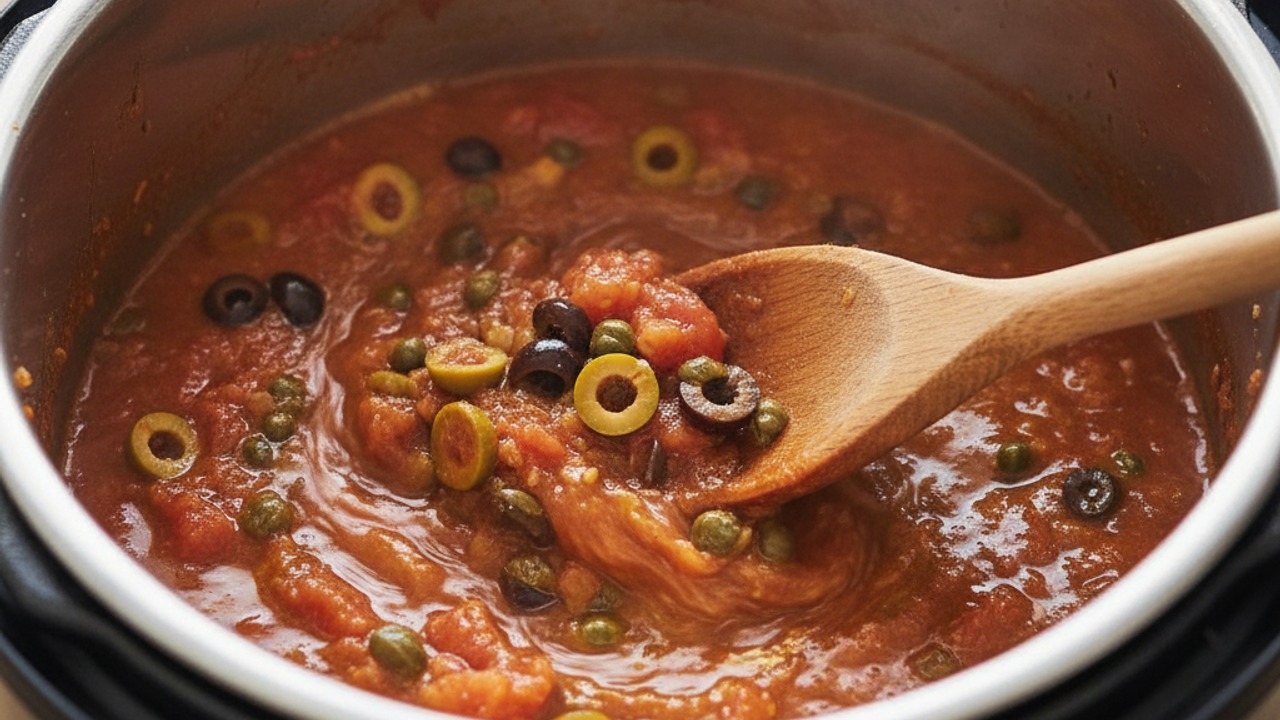 Build the Veracruz sauce