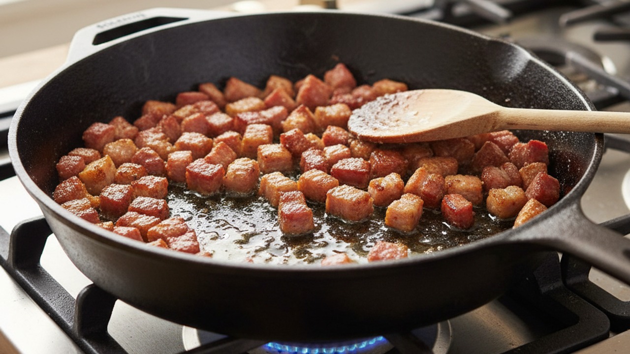 Render the pancetta