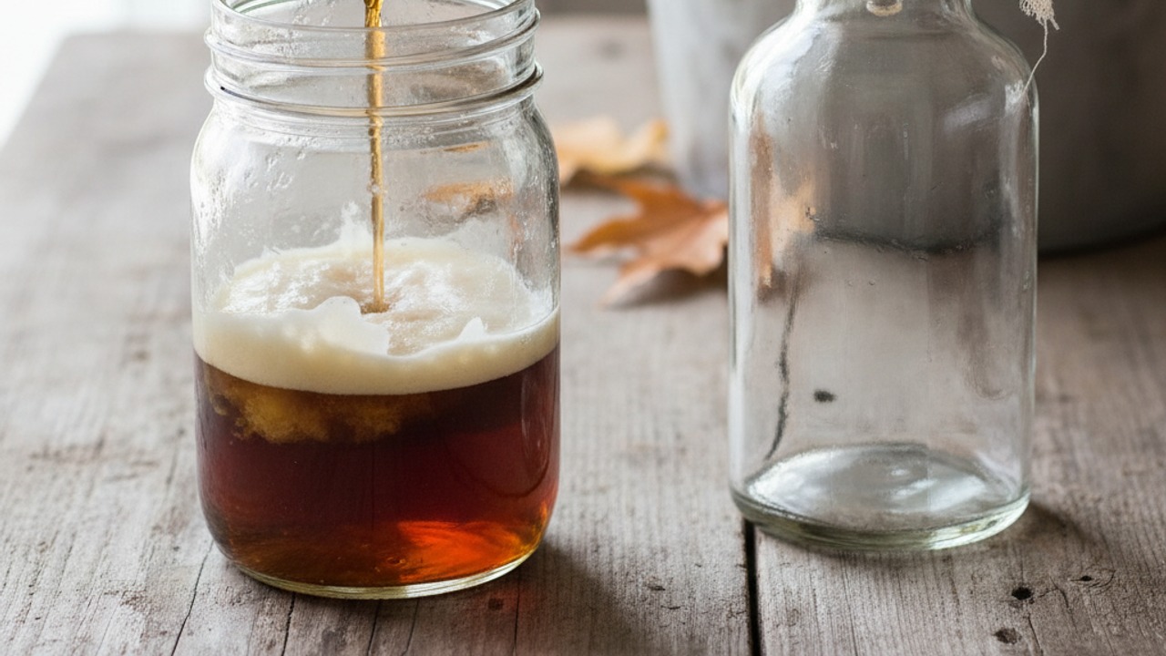 Freeze and separate the fat