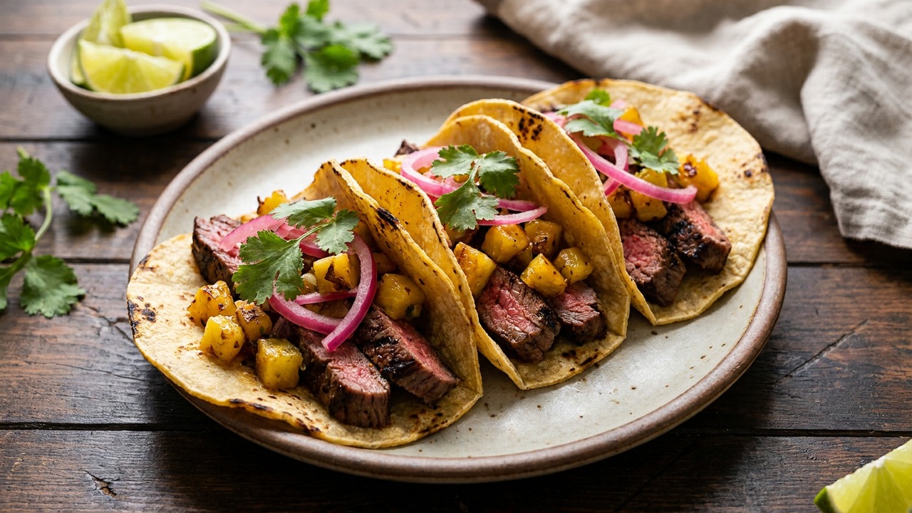 Skirt Steak Tacos