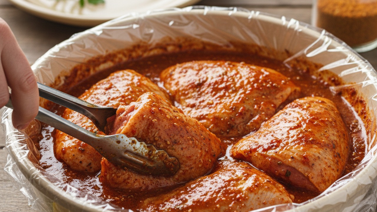 Marinate the chicken