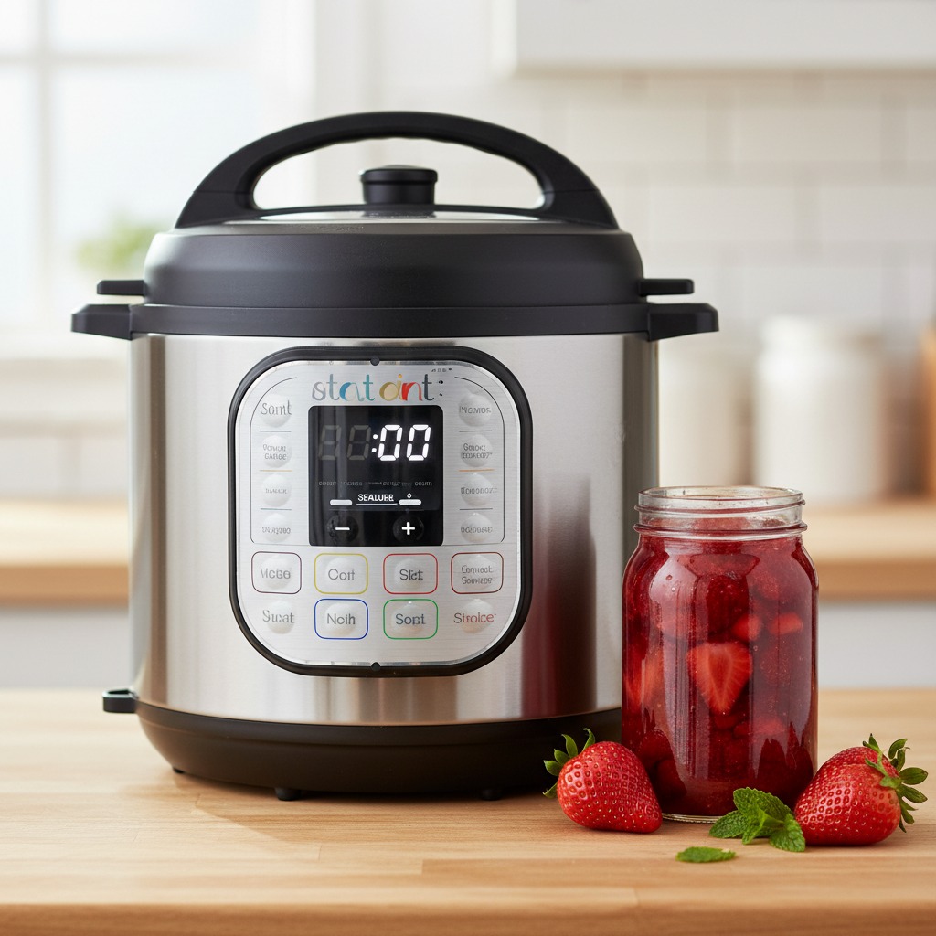 Pressure cook the jam