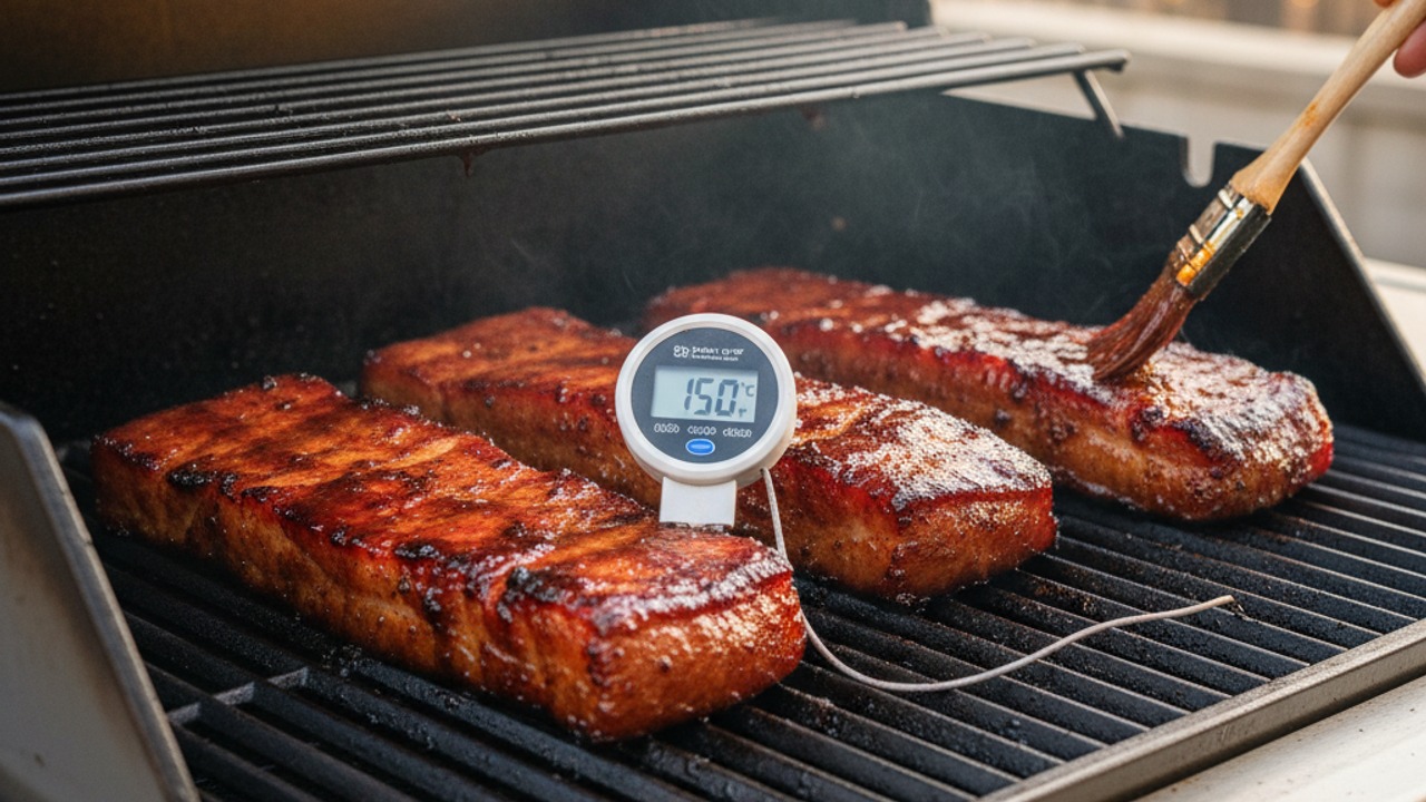 Finish over indirect heat until cooked through