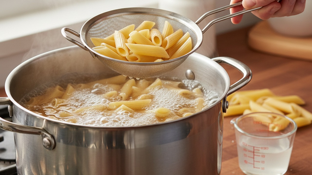 Cook the pasta