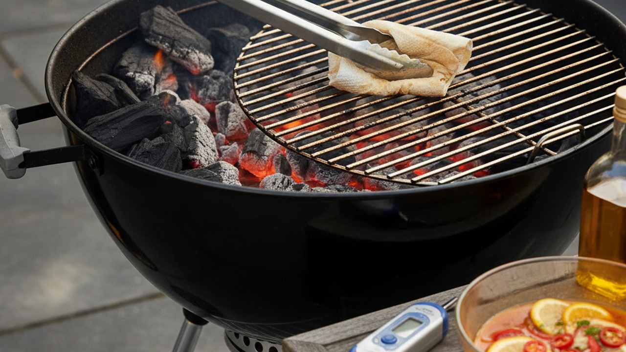 Prepare the grill